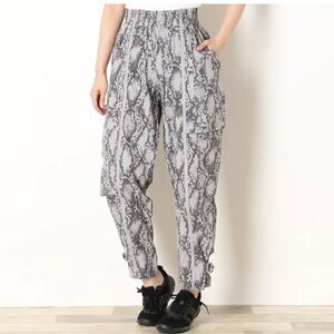 Adidas X Stella McCartney PERF TRACKPANT Snake Print Cargo Front zipper